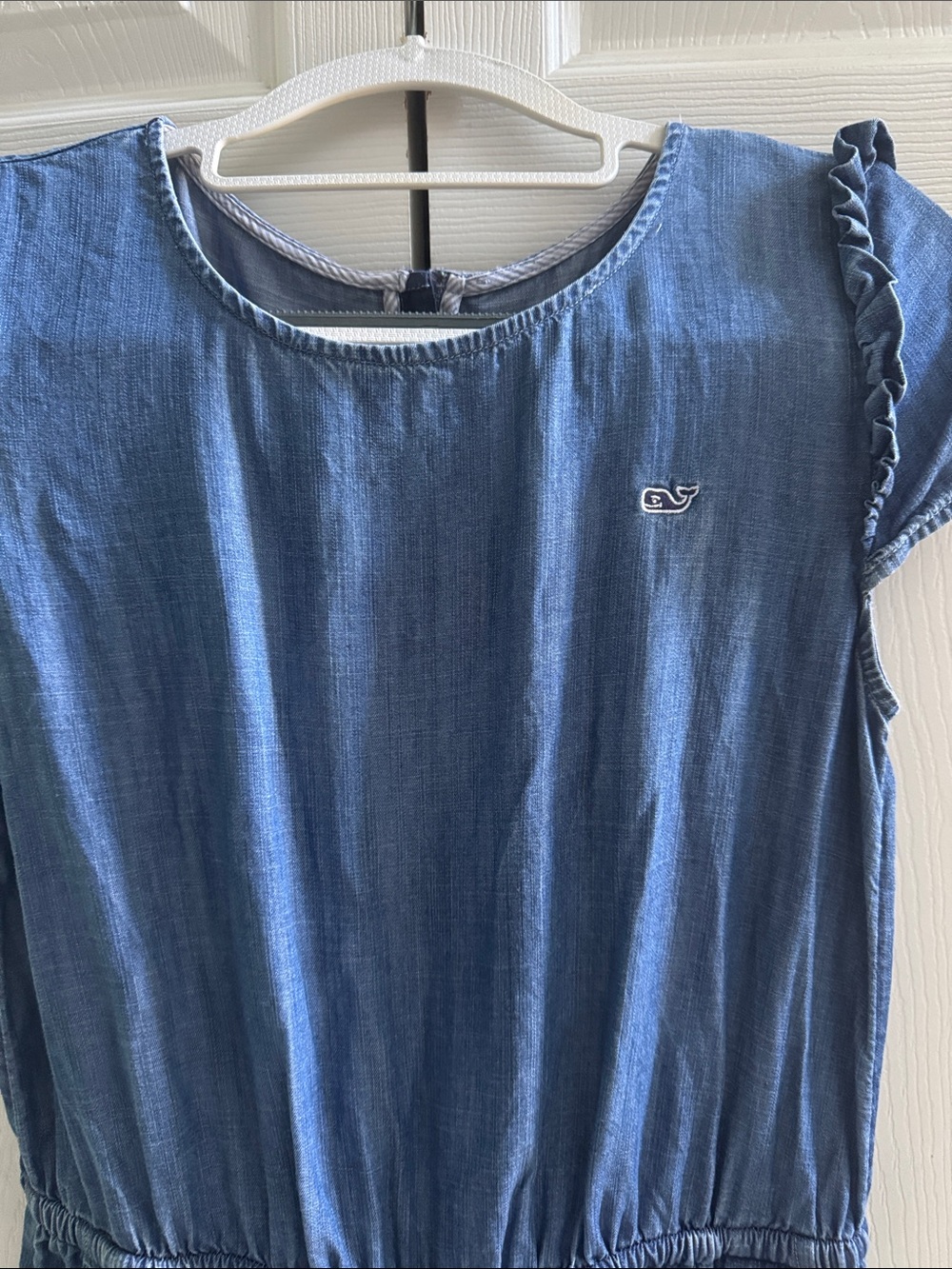 VINEYARD VINES DENIM JUMPSUIT SIZE 16 GIRLS